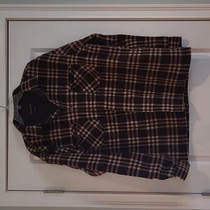 Men's quilted button down shirt